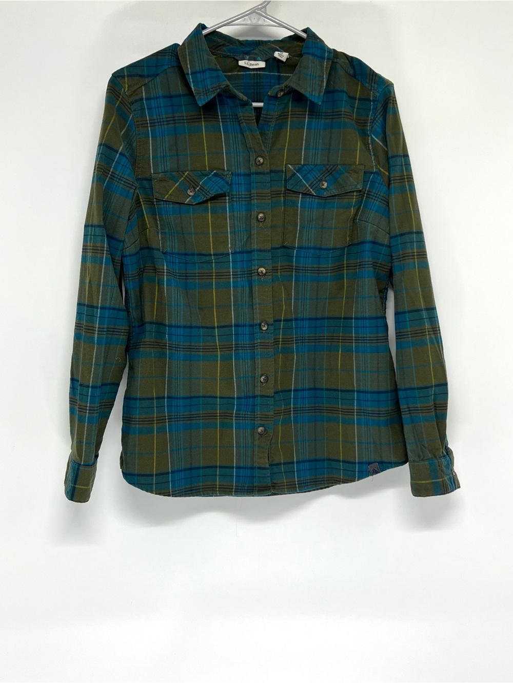 L.L Bean women’s flannel shirt medium